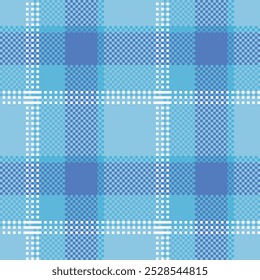 plaid tartan seamless repeat pattern. This is a blue, navy blue checkered plaid vector illustration. Design for decorative,wallpaper,shirts,clothing,tablecloths,wrapping, ,textile,fabric,texture
