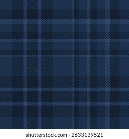 plaid tartan seamless repeat pattern.  This is a blue navy blue checkered plaid vector illustration.  Design for decorative,wallpaper,shirts,clothing,tablecloths,wrapping,textile,fabric,texture