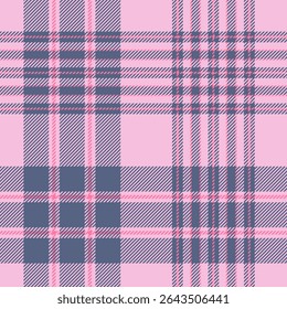 plaid tartan seamless repeat pattern.  This is a pink blue navy blue checkered plaid vector illustration.  Design for decorative,wallpaper,shirts,clothing,tablecloths,wrapping,textile,fabric,texture