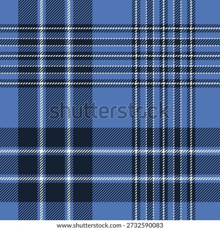 plaid tartan seamless repeat pattern. This is a blue navy blue  white checkered plaid vector illustration. Design for decorative,wallpaper,shirts,clothing,tablecloths,blankets,wrapping,textile,fabric,texture