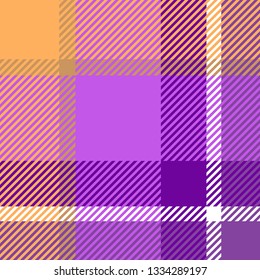 Plaid or tartan vector is background or texture in many color