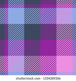 Plaid or tartan vector is background or texture in many color