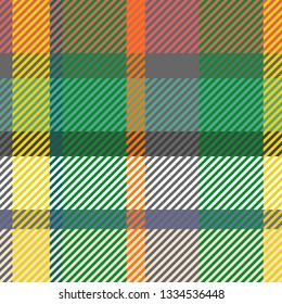 Plaid or tartan vector is background or texture in many color