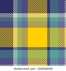 Plaid or tartan vector is background or texture in many color