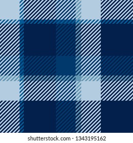 Plaid or tartan vector is background or texture in many color