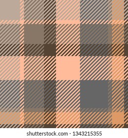 Plaid or tartan vector is background or texture in many color