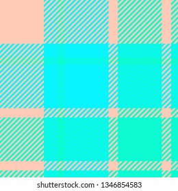 Plaid or tartan vector is background or texture in many color