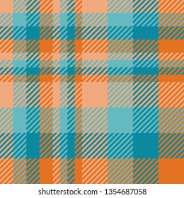 Plaid or tartan vector is background or texture in many color