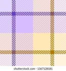 Plaid or tartan vector is background or texture in many color