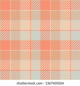 Plaid or tartan vector is background or texture in many color
