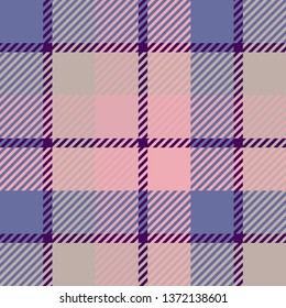 Plaid or tartan vector is background or texture in many color