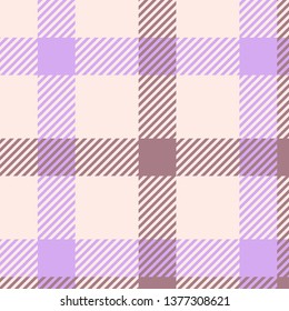 Plaid or tartan vector is background or texture in many color
