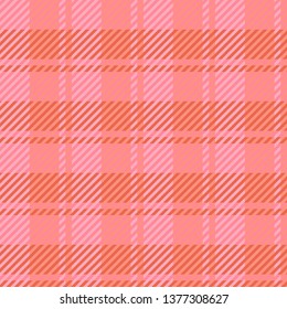 Plaid or tartan vector background or texture in many colors