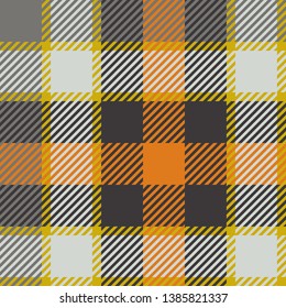 Plaid or tartan vector is background or texture in many color