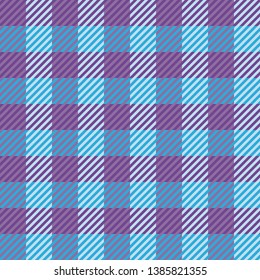 Plaid or tartan vector is background or texture in many color