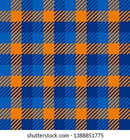 Plaid or tartan vector is background or texture in many color