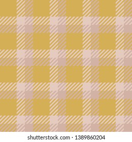 Plaid or tartan vector is background or texture in many color