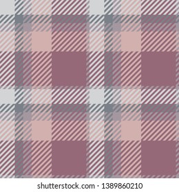 Plaid or tartan vector is background or texture in many color