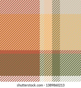 Plaid or tartan vector is background or texture in many color