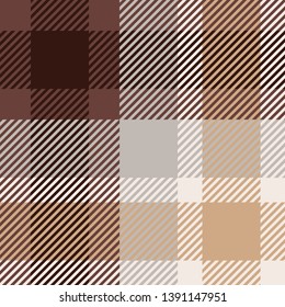 Plaid or tartan vector is background or texture in many color