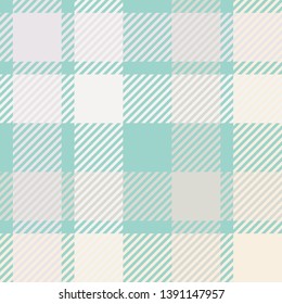 Plaid or tartan vector is background or texture in many color