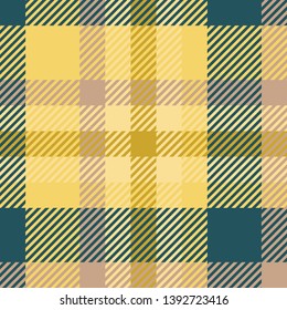 Plaid or tartan vector is background or texture in many color