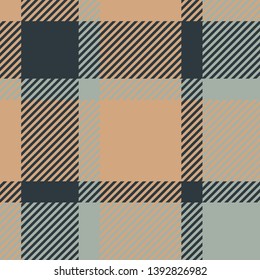 Plaid or tartan vector is background or texture in many color