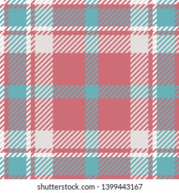 Plaid or tartan vector is background or texture in many color
