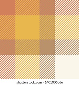Plaid or tartan vector is background or texture in many color
