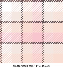 Plaid or tartan vector is background or texture in many color
