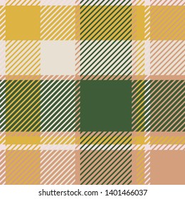 Plaid or tartan vector is background or texture in many color