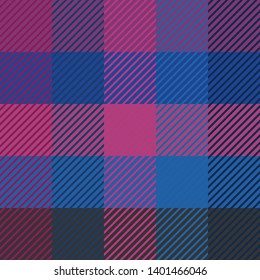 Plaid or tartan vector is background or texture in many color