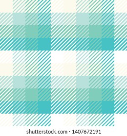 Plaid or tartan vector is background or texture in many color