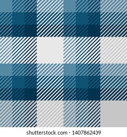 Plaid or tartan vector is background or texture in many color