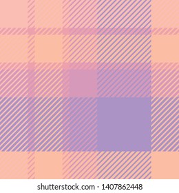 Plaid or tartan vector is background or texture in many color