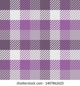Plaid or tartan vector is background or texture in many color