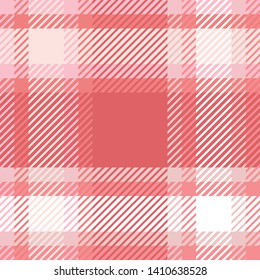 Plaid or tartan vector is background or texture in many color