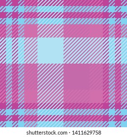 Plaid or tartan vector is background or texture in many color