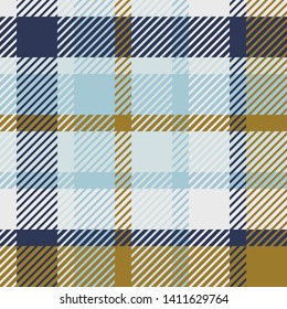 Plaid or tartan vector is background or texture in many color