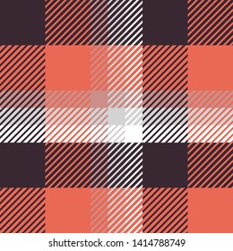 Plaid or tartan vector is background or texture in many color