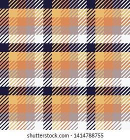 Plaid or tartan vector is background or texture in many color