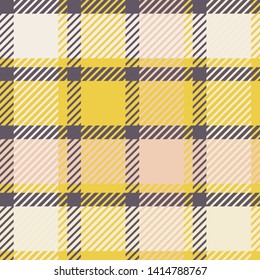Plaid or tartan vector is background or texture in many color