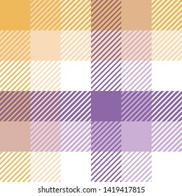 Plaid or tartan vector is background or texture in many color