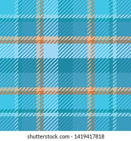 Plaid or tartan vector is background or texture in many color
