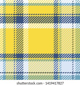 Plaid or tartan vector is background or texture in many color