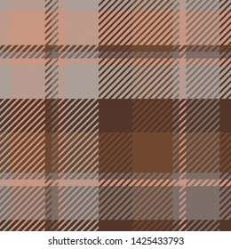 Plaid or tartan vector is background or texture in many color