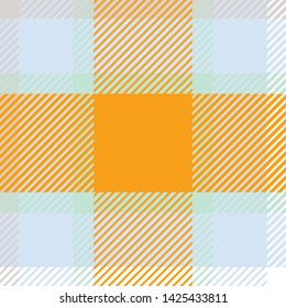 Plaid or tartan vector is background or texture in many color