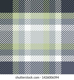 Plaid or tartan vector is background or texture in many color