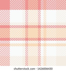 Plaid or tartan vector is background or texture in many color