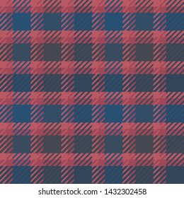 Plaid or tartan vector is background or texture in many color